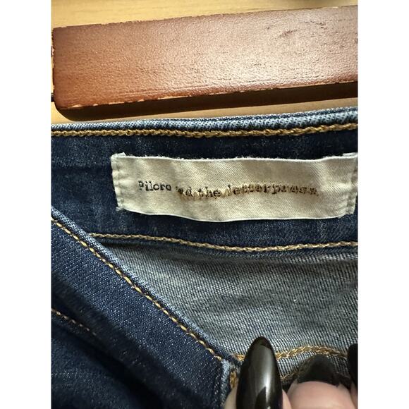 PILCRO AND THE LETTERPRESS Jeans Womens Size 26 High Rise Denim Leggings Stretch - Picture 3 of 8